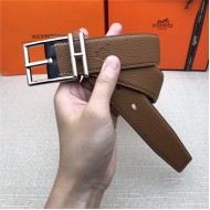 Hermes Nathan 32 reversible belt Togo Camel High