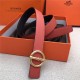 Hermes Circle belt buckle & Reversible leather strap 25 mm Epsom Fuchsia High