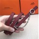 Hermes Chain belt buckle & Reversible leather strap 13 mm Epsom Black/Burgundy High