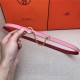 Hermes Chain belt buckle & Reversible leather strap 13 mm Epsom Pink/Red High