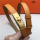 Hermes Kelly 18 belt Epsom Orange High