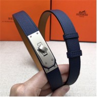 Hermes Kelly 18 belt Epsom Navy High