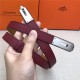 Hermes Kelly 18 belt Epsom Burgundy High