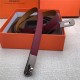 Hermes Kelly 18 belt Epsom Burgundy High