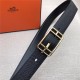 Hermes Cape Code 32 reversible belt Epsom Black High