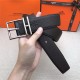 Hermes Nathan 38 reversible belt Togo Coffee High