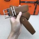 Hermes Nathan 38 reversible belt Togo Camel High