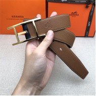 Hermes Quentin reversible belt 32 mm Togo Camel High