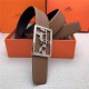 Hermes Carriage reversible Belt 32/38 mm Togo Camel High