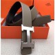 Hermes H belt buckle & reversible strap 38 mm Epsom Grey High