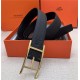 Hermes Quentin reversible belt 32 mm Epsom Black High