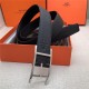 Hermes Quentin reversible belt 32 mm Epsom Black High