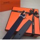 Hermes Society 32 reversible belt Togo Navy High