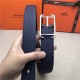 Hermes Society 32 reversible belt Togo Navy High