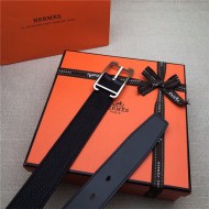 Hermes Society 32 reversible belt Togo Black High