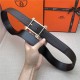 Hermes Reversible belt 32 mm Togo Coffee High