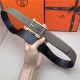 Hermes Reversible belt 32 mm Togo Grey High