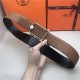 Hermes Oscar belt buckle & Reversible leather strap 32/38 mm Togo Camel High