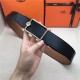 Hermes Oscar belt buckle & Reversible leather strap 32/38 mm Togo Camel High