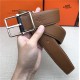 Hermes Reversible Belt 38 mm Togo Camel High