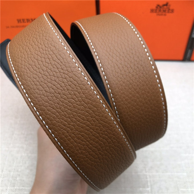 Hermes Reversible Belt 38 mm Togo Camel High