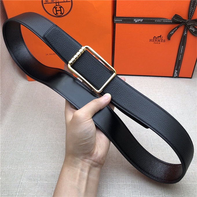 Hermes Code 32/38 reversible belt Togo Black High