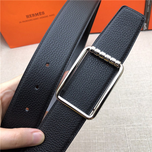 Hermes Code 32/38 reversible belt Togo Black High