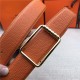 Hermes Code 32/38 reversible belt Togo Orange High