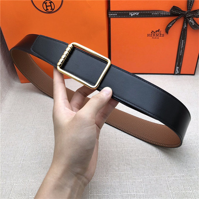 Hermes Code 32/38 reversible belt Togo Camel High