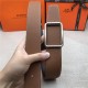 Hermes Code 32/38 reversible belt Togo Camel High