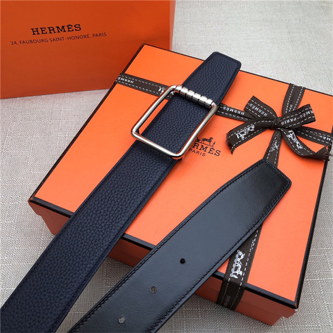 Hermes Code 32/38 reversible belt Togo Navy High