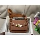 Hermes Jypsiere Mini Swift Leather WAX Gold Gold-Metal High