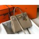 Hermes Kelly 25/28cm Retourne Bag Togo Leather In Tourterelle WAX High