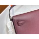 Hermes Kelly Elan 28cm Madame Leather Bordeaux Gold-Metal WAX High