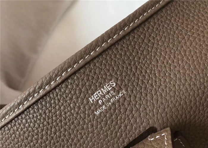 Hermes Evelyne III PM Bag Calfskin In Brown High