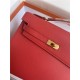 Hermes Kelly Sellier 25 Epsom WAX Red High