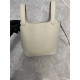 Hermes Picotin 18 Bag Clemence Leather In Cream High