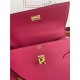 Hermes Kelly Sellier 25 Epsom WAX Fuchsia High