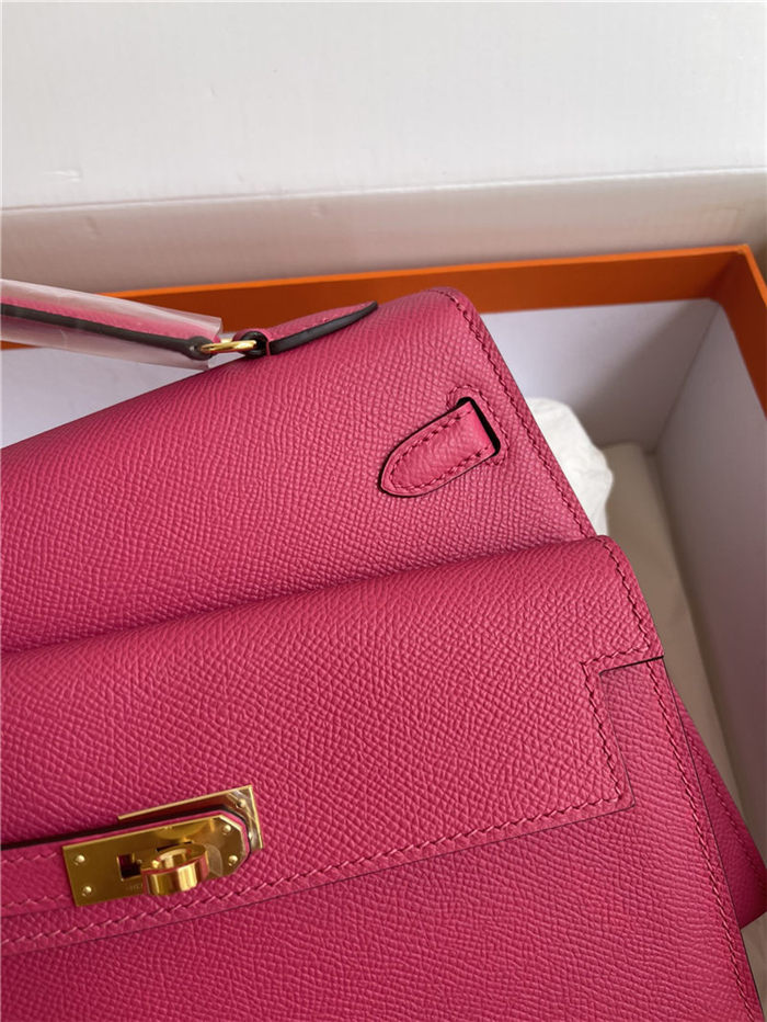 Hermes Kelly Sellier 25 Epsom WAX Fuchsia High