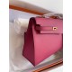 Hermes Kelly Sellier 25 Epsom WAX Fuchsia High