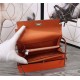 Hermes Kelly Classic Wallet Calfskin In Orange High