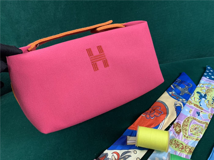 Hermes Bride-a-Brac Travel Case Small/Large Model Pink High