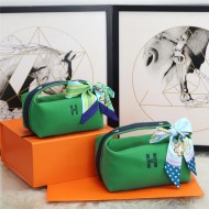 Hermes Bride-a-Brac Travel Case Small/Large Model Green High