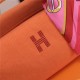 Hermes Bride-a-Brac Travel Case Small/Large Model Orange High