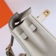 Hermes Kelly Ado PM Backpack Togo Leather WAX In Cream Gold-Metal High