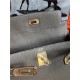 Hermes Kelly Ado PM Backpack Togo Leather WAX In Etoupe Gold-Metal High