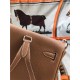 Hermes Kelly Ado PM Backpack Togo Leather WAX In Tan Silver-Metal High