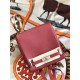 Hermes Kelly Ado PM Backpack Togo Leather WAX In Wine Silver-Metal High