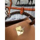 Hermes Kelly Ado PM Backpack Togo Leather WAX In Camel Gold-Metal High