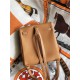 Hermes Kelly Ado PM Backpack Togo Leather WAX In Camel Gold-Metal High